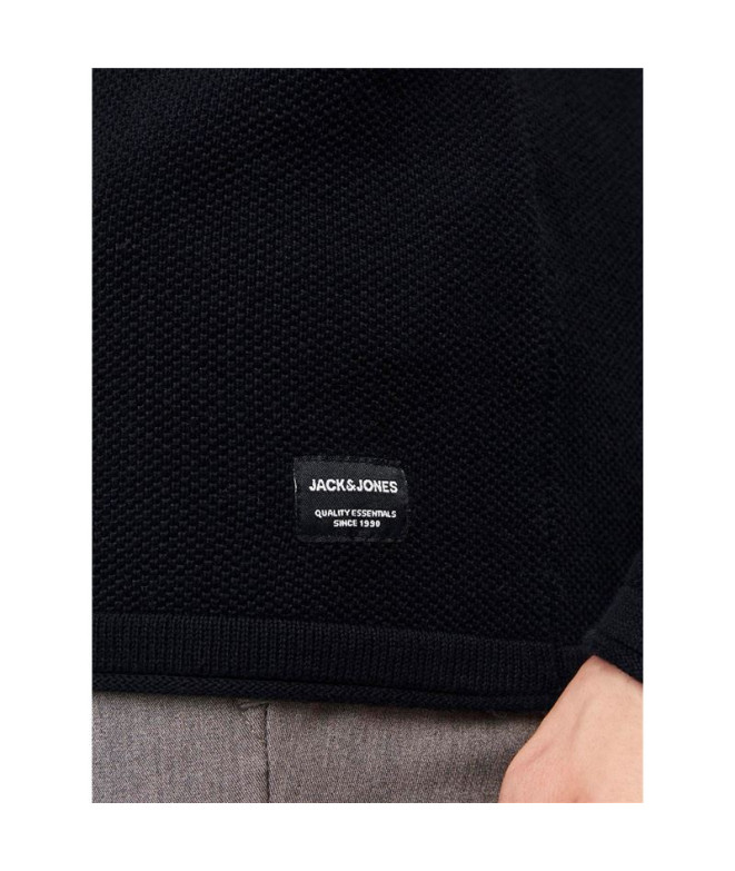 Jersey Jack & Jones ehill Knit Homem Preto