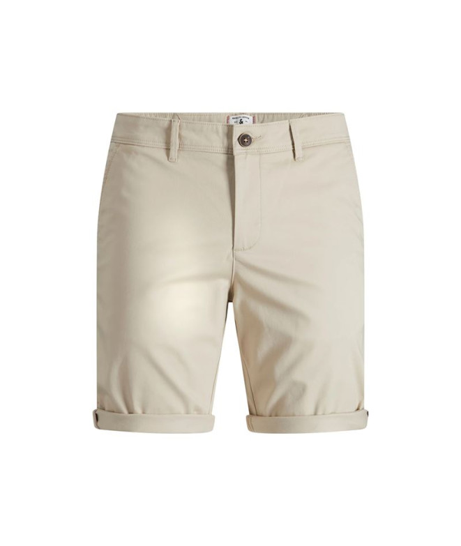 Bermuda Homem Jack & Jones Jpstbowie Jj Solid Sa Oxford Tan