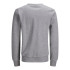 Sudadera Jack and Jones ebasic Light Grey Melange Hombre