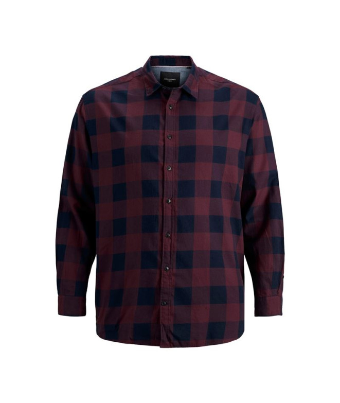 Camisas Jack and Jones egingham Twill Port Royale Homem