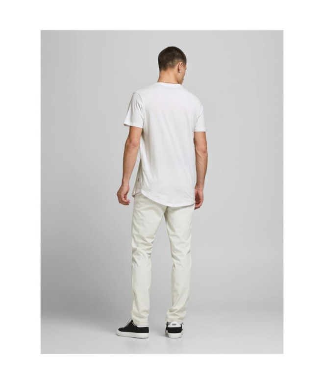 Camiseta Jack and Jones enoa 3Pk Mp Branco Homem