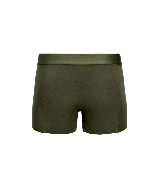 Cueca Pack Homem Jack & Jones Jacbasic Bamboo 3 Forest Night