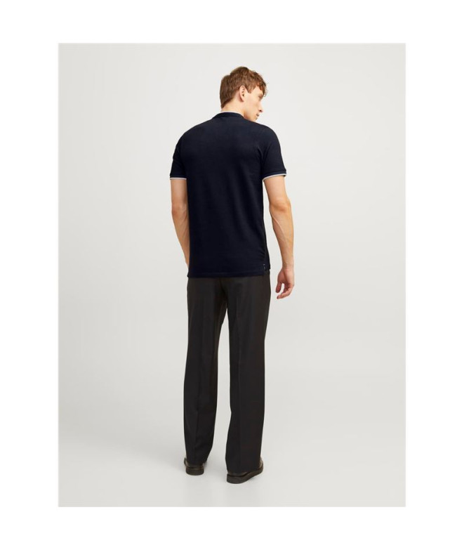 T-shirt Jack and Jones epaulos Mao Dark Navy Homme