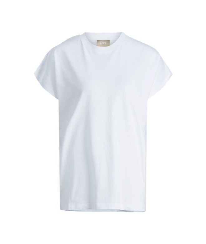 Camiseta Mulher Jack and Jones astrid Boxy Sl Every Bright White