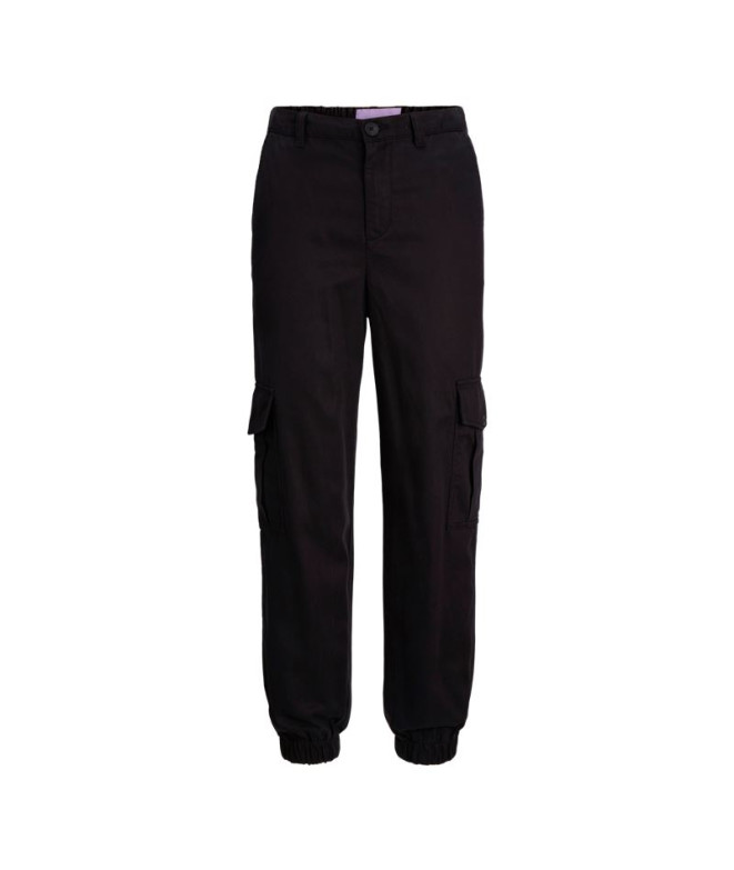 Femme Jack & Jones holly Rlx Cargo Hw Trousers Jack & Jones holly Rlx Cargo Hw Trousers Black