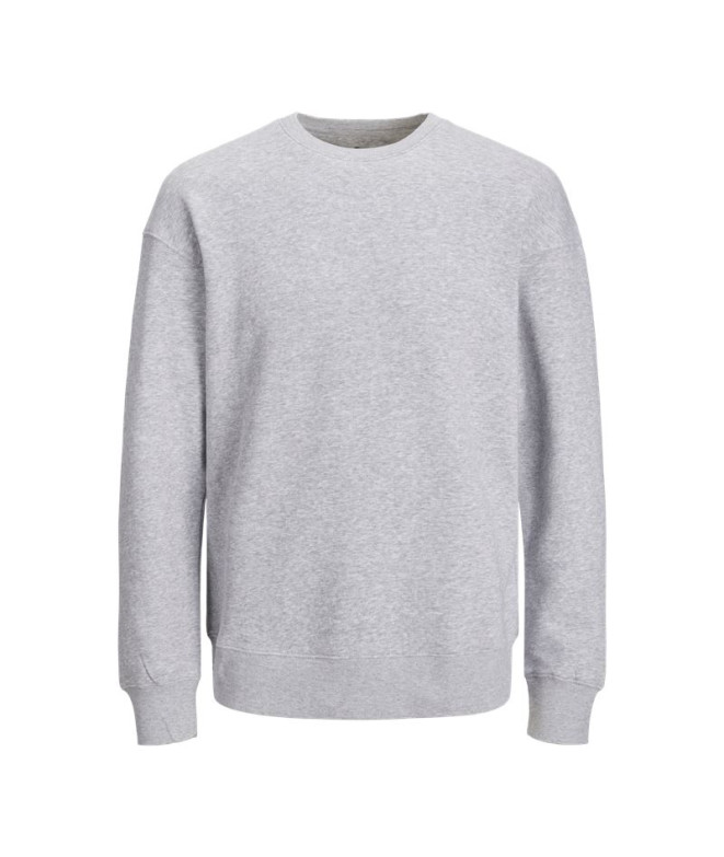 Sweat Homme Jack & Jones be Basic Gris clair Mélange