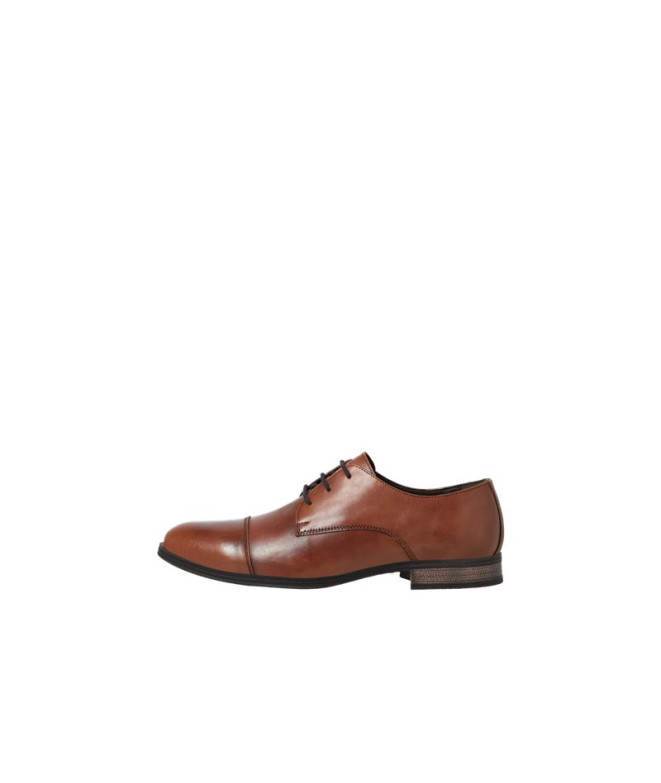 Homem Jack & Jones Shoes Jfwraymond Leather Cognac