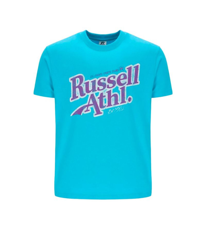 Camiseta Russell AMT A40311 Azul Homem