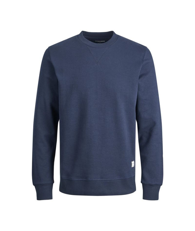 Sweat Jack and Jones ebasic Navy Homme