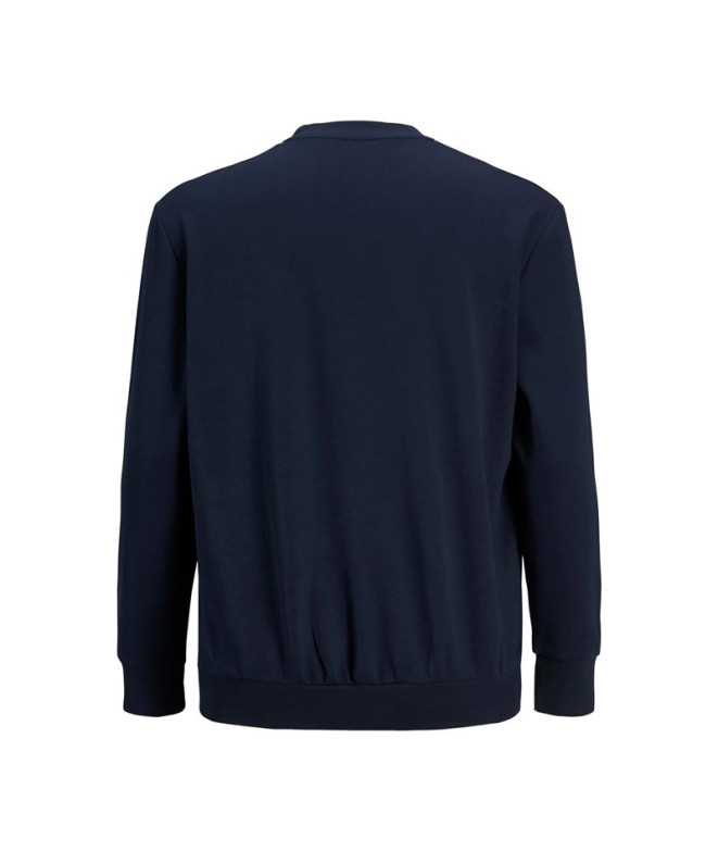 Sudadera Jack and Jones ebasic Navy Hombre