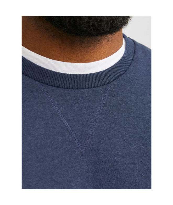 Sudadera Jack and Jones ebasic Navy Hombre