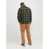 Camisa Jack and Jones egingham Twill Dusty Olive Hombre