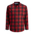 Camisa Jack and Jones egingham Twill Brick Red Hombre