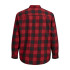 Camisa Jack and Jones egingham Twill Brick Red Hombre