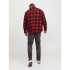 Camisa Jack and Jones egingham Twill Brick Red Hombre