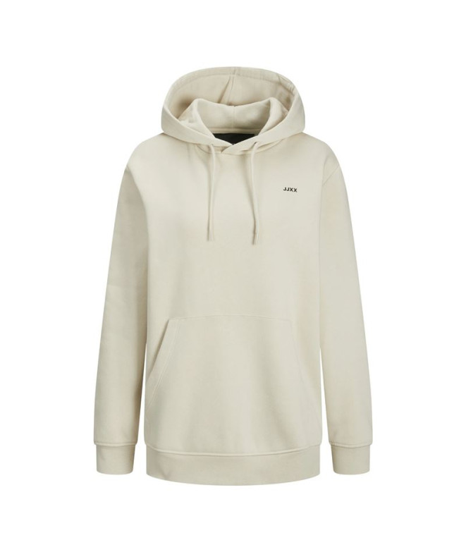 Sudadera Jack & Jones Jxabbie Rlx Ls Every Hood Swt Noos Moonbeam