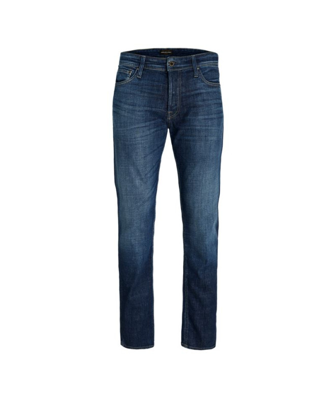 Homem Calças de ganga Jack & Jones mike original Jos 211 Blue Denim