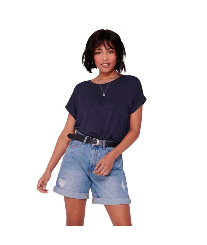 Camiseta Only moster S/S Navy Blazer Mujer