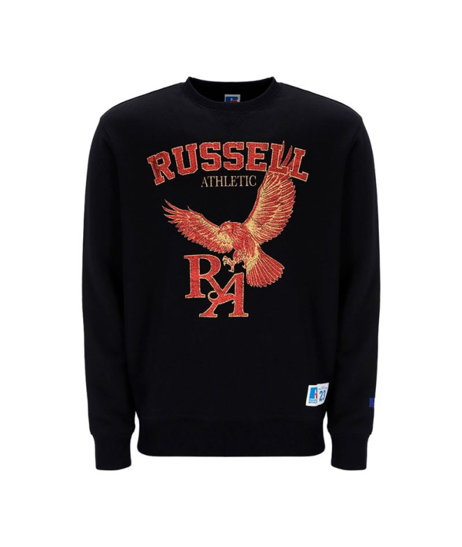 Sudadera Russell Clemens Hombre Negro Atmósfera Sport