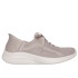 Sapatilhas Skechers Ultra Flex 3.0 Slip-Ins Taupe Knit/Trim Mulher