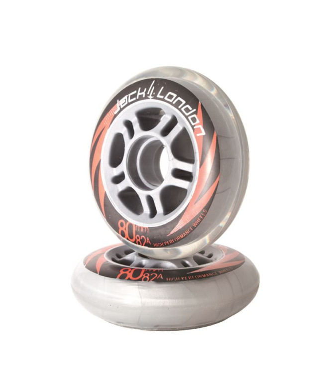 Rueda Jack London In-Li Silicona B/4 80Mm