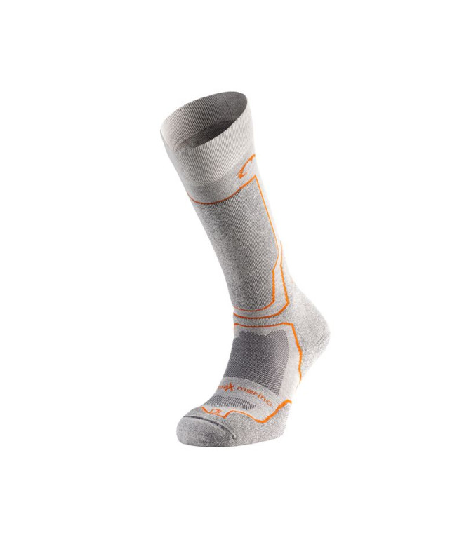 Chaussettes Montagne Lurbel de Peak Six Ice Grey/Orange