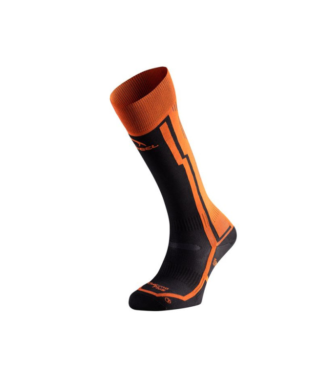 Chaussettes Montagne Lurbel de Ski Pro Six Noir/Orange