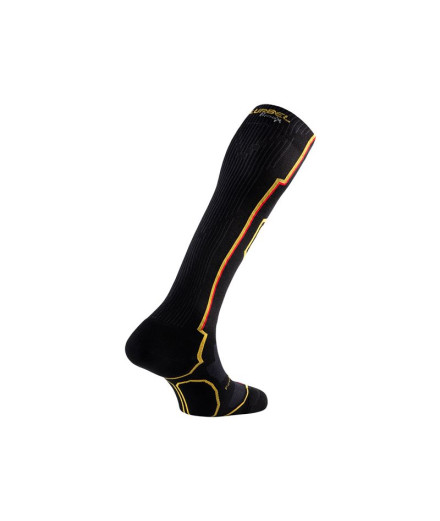 Meias de Montanha Lurbel Alpine Six Preto/Amarelo 2