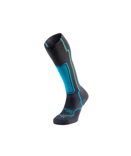 Meias de Montanha Lurbel Alpine Six Marengo/Turquesa