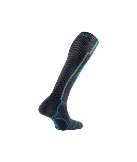 Meias de Montanha Lurbel Alpine Six Marengo/Turquesa 2