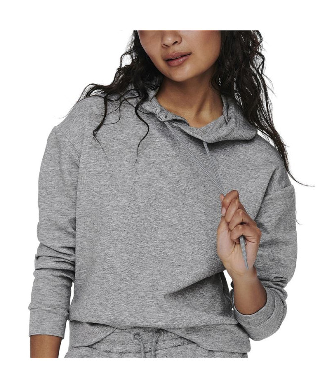 Sudadera Only Onplounge Light Grey Melange Mujer