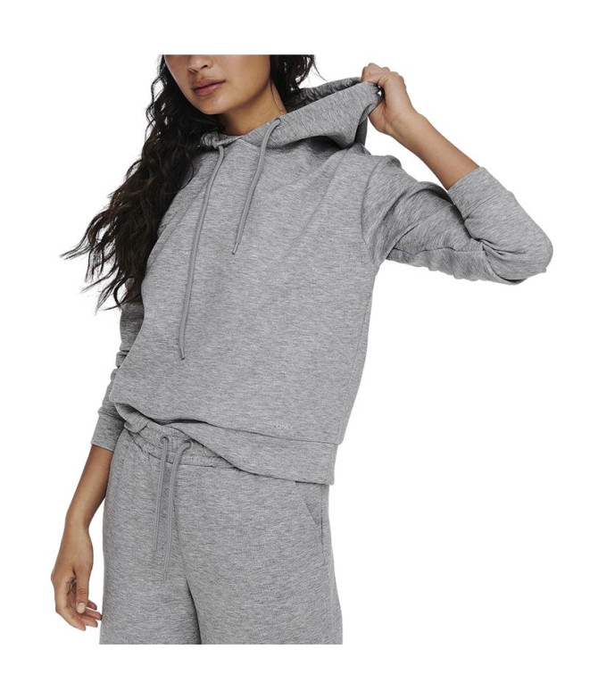 Sudadera Only Onplounge Light Grey Melange Mujer