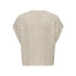 Sweat Gilet Only melody Oatmeal Femme