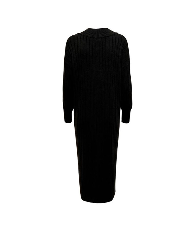 Vestido Only Carnew Tessa Midi V Black Mujer