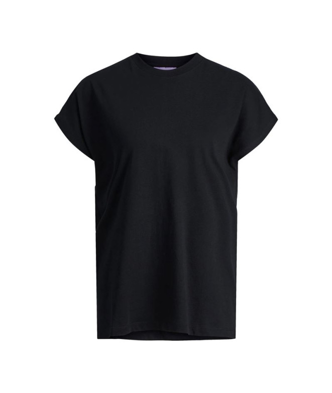 Camiseta Mulher Jack and Jones astrid Boxy Sl Every Black