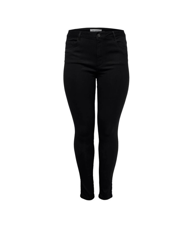 Vaqueros Only Caraigusta Skinny Jeans Black Mujer