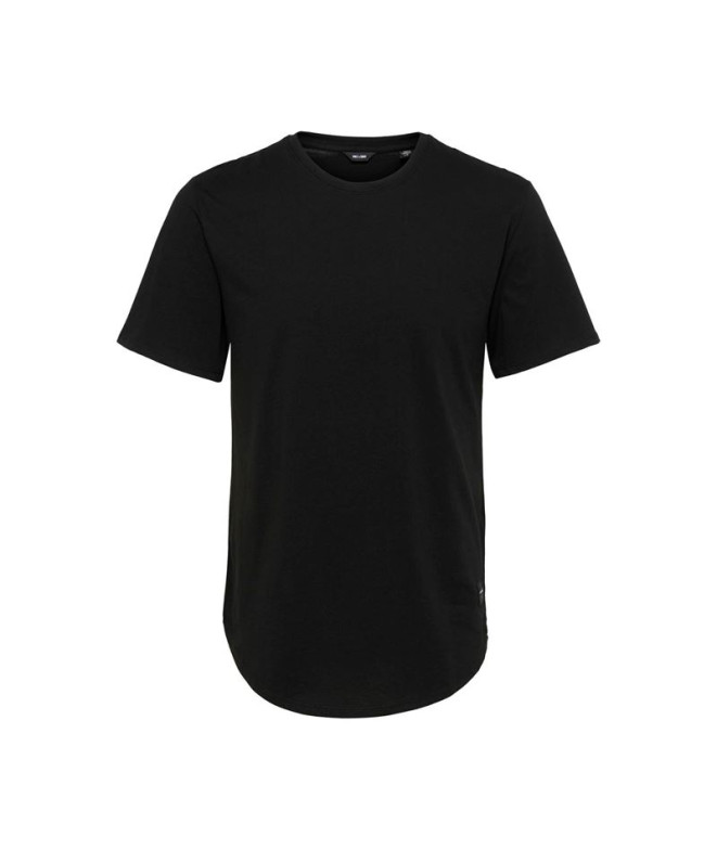 T-shirt Only & Sons matt Longy Noir Homme