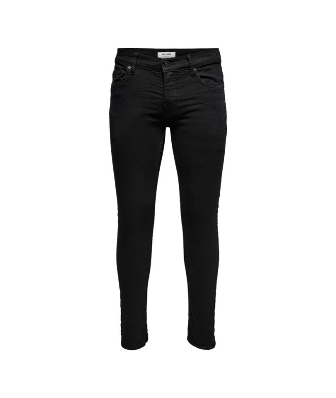 Calça Only & Sons loom Slim Preto 0448 Dcc Ganga preta Homem