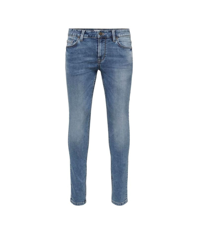 Calça Only & Sons tear Slim Mb Jog 8653 Pim Blue Denim Homem