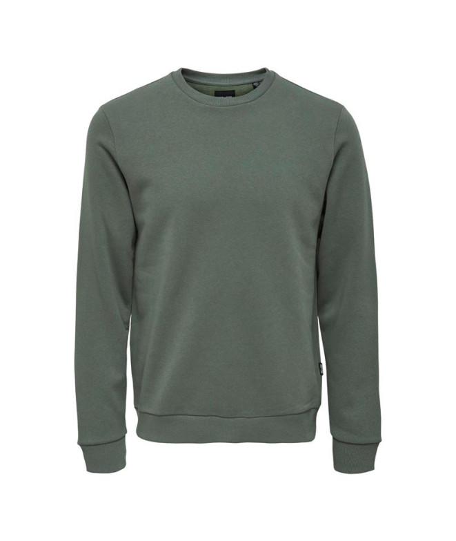 Sudadera Only & Sons ceres Castor Gray Hombre
