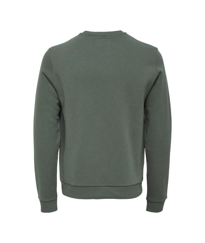 Moletom Only & Sons ceres Castor Gray Homem