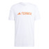 Camiseta adidas Homem caminhada Mt Log Tech Branco