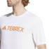 Camiseta adidas Homem caminhada Mt Log Tech Branco