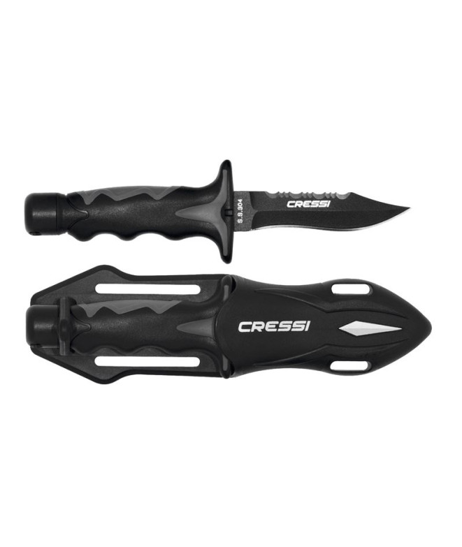 Faca Predator para Cressi Fishing Preto