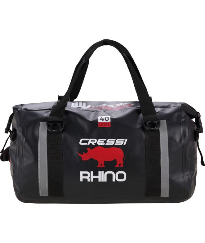 Bolsa Cressi Rhino Dry Preto 40L