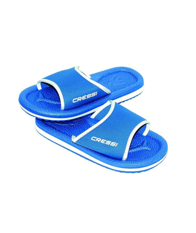 Chancla Playera Cressi Lipari Infantil Azul