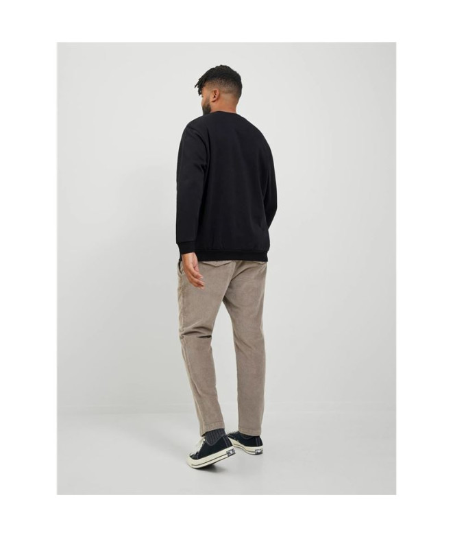 Sudadera Jack & Jones ebradley Crew Hombre Black