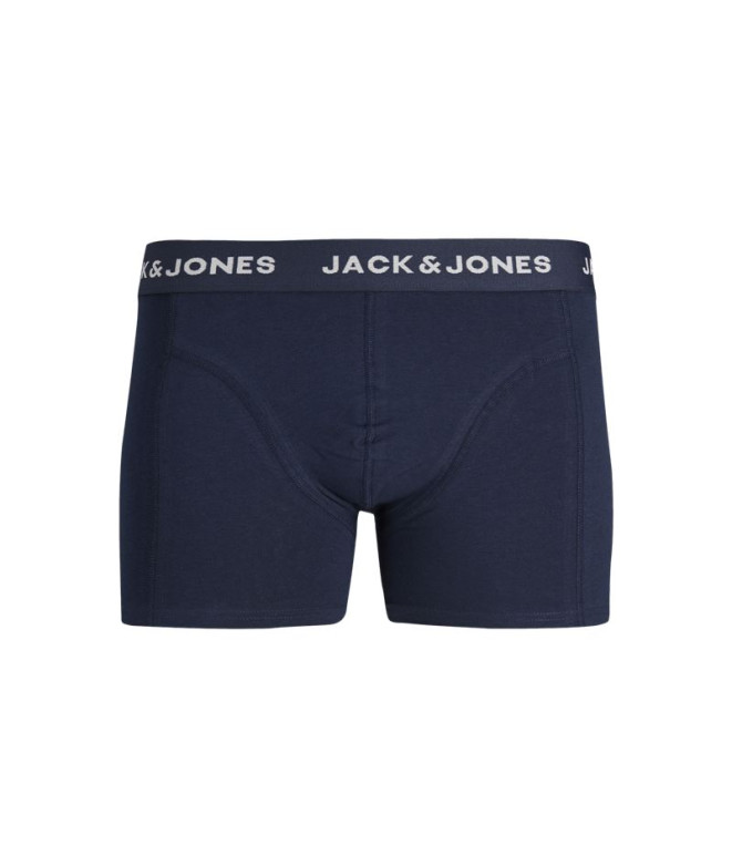 Cuecas Pack Homem Blazer Jack & Jones Jaclouis 3 Navy