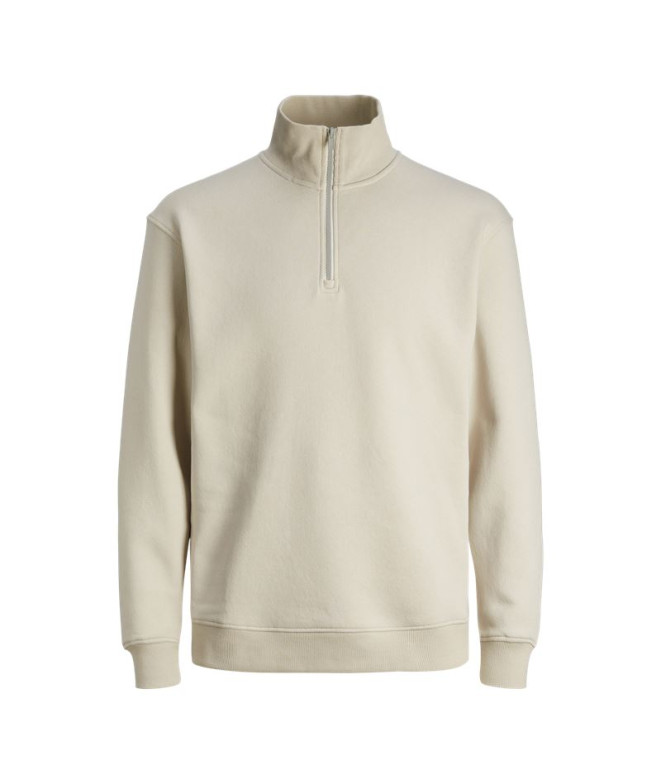 Sudadera Jack & Jones ebradley Half Zip Hombre Moonbeam