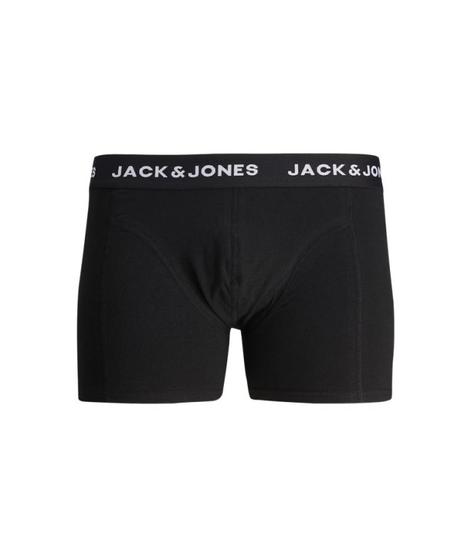 Slip Pack Homme Jack & Jones Jacsolid 3 Op Noir